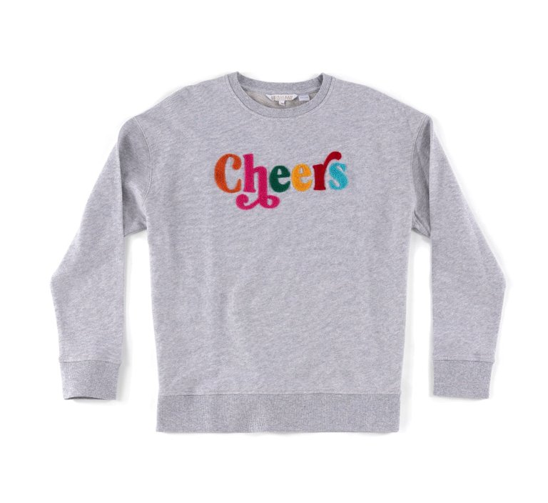"Cheers" Sweatshirt - Grey
