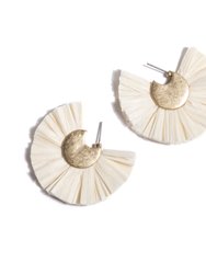 Eden Earrings, Ivory - Ivory