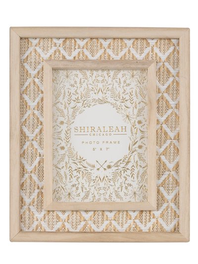 Shiraleah Eden Woven 5" x 7" Picture Frame product