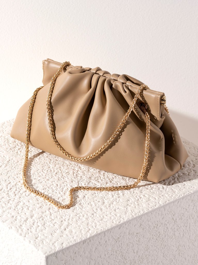 Elliot Shoulder Bag, Sand