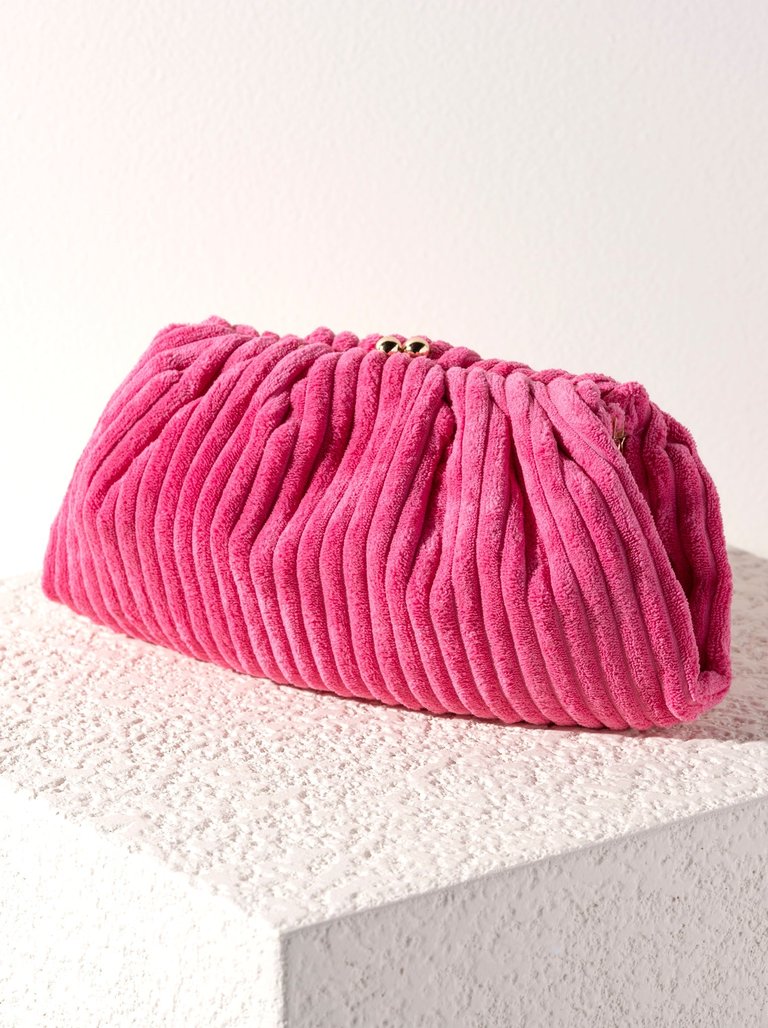 Emilia Clutch, Pink - Pink