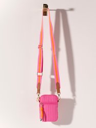Ezra Phone Holder Handbag, Pink
