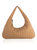 Ezra Quilted Nylon Hobo Bag, Tan - Tan