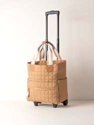 Ezra Quilted Nylon Roller Tote