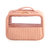 Ezra Set Of 2 Clear Cosmetic Cases, Blush