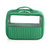 Ezra Set Of 2 Clear Cosmetic Cases, Green