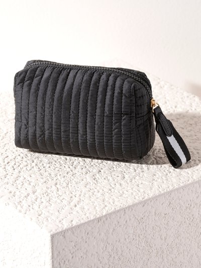 Shiraleah Ezra Small Boxy Cosmetic Pouch, Black product