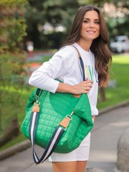 Ezra Travel Tote, Green - Green