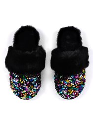 Fiesta Slippers, Black