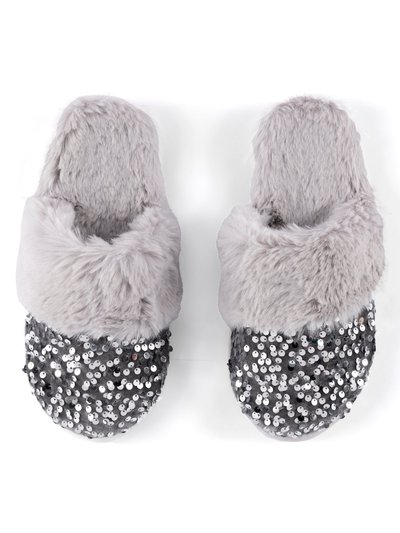 Shiraleah Fiesta Slippers, Silver product