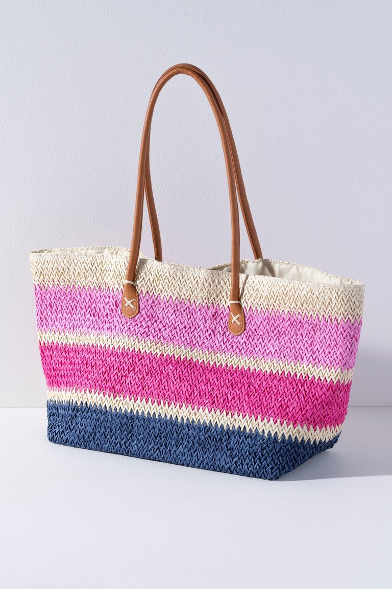 Formentera Tote, Pink - Pink