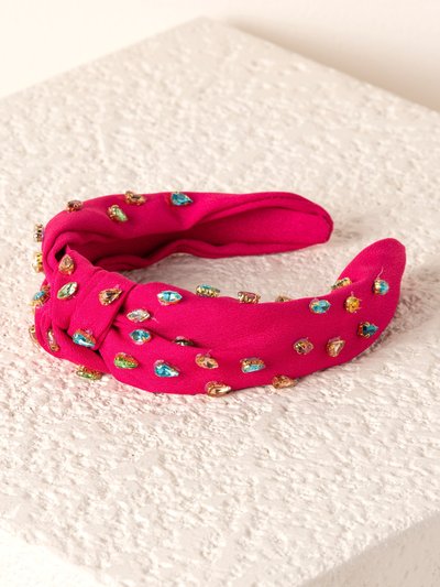 Shiraleah Gemmie Knotted Headband, Magenta product