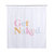 "Get Naked" Shower Curtain - White