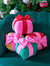 Gift Box Small Pillow, Green