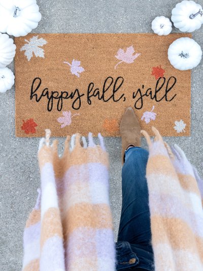 Shiraleah "Happy Fall Y'All" Doormat product