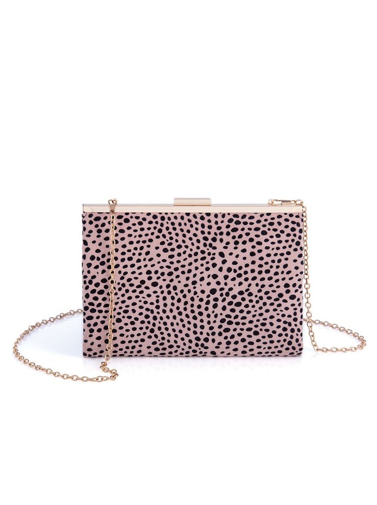 Harding Frame Clutch, Pink - Pink