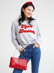 "Heart Breaker" Sweatshirt - Grey