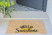 "Hello Sunshine" Doormat