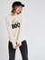 "Hey Boo" Sweatshirt, Putty