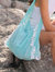 Jane Hobo Handbag, Turquoise