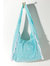 Jane Hobo Handbag, Turquoise