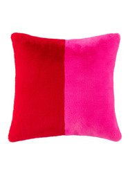 Jovi Color Block Pillow - Pink