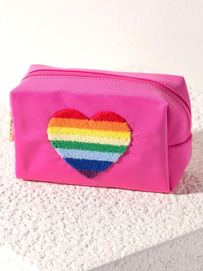 Shiraleah Joy Heart Zip Pouch product