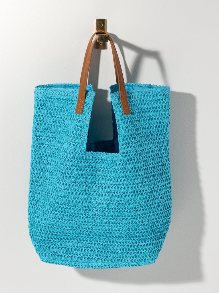 Lido Go-Anywhere Tote, Turquoise - Turquoise