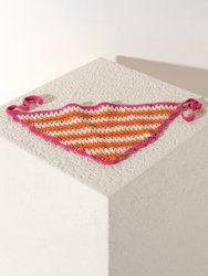 Luna Stripe Crochet Headscarf