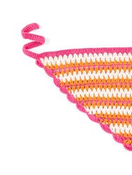 Luna Stripe Crochet Headscarf