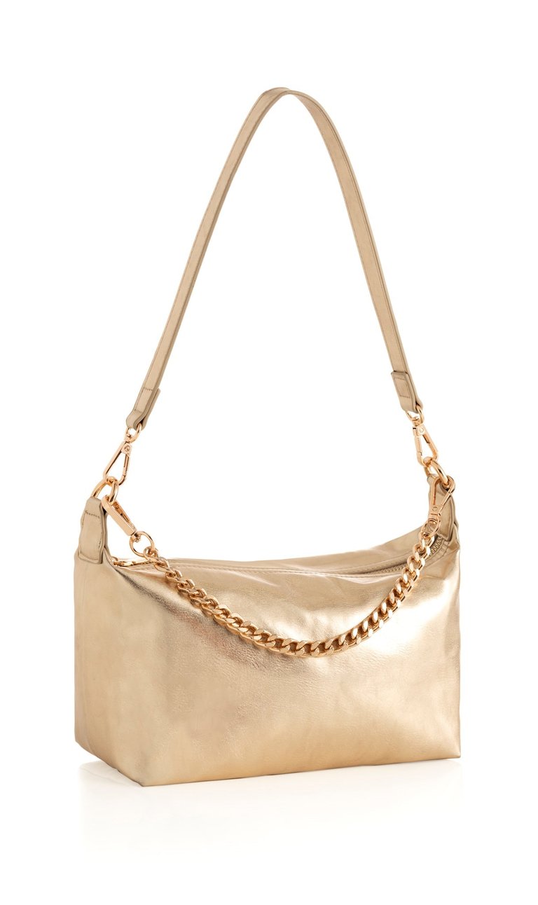 Maddie Shoulder Bag, Gold