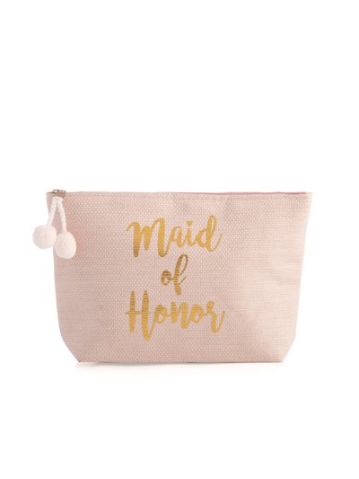 Shiraleah Maid Of Honor Zip Pouch, Blush product