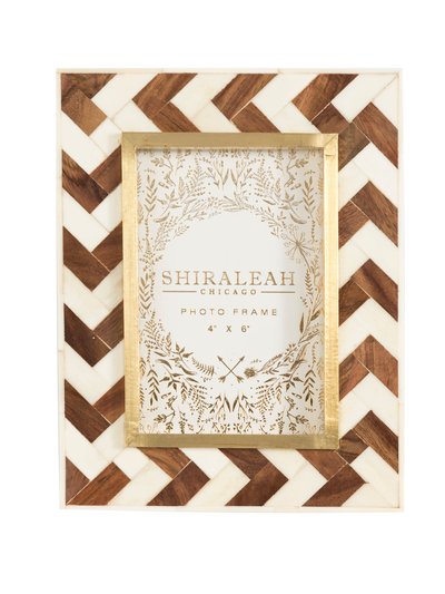 Shiraleah Mansour Chevron 4X6 Picture Frame product
