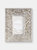 Marais Stenciled 4" X 6" Picture Frame - Silver