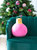 Merry Bauble Large Pillow, Pink