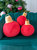 Merry Bauble Large Pillow, Red