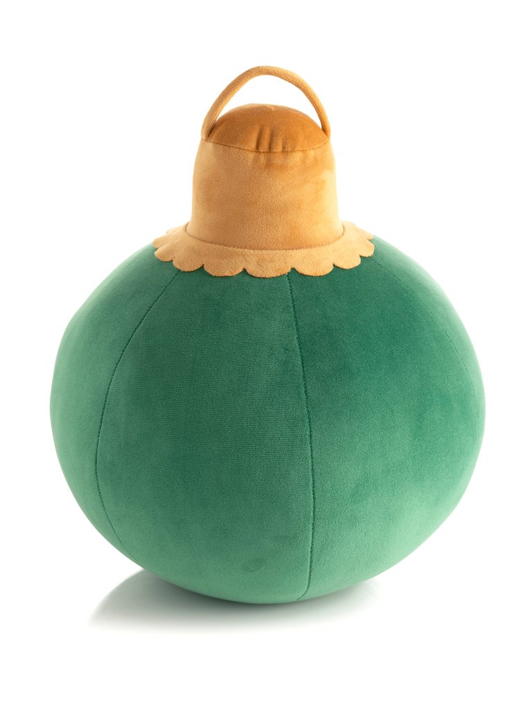 Merry Bauble Medium Pillow, Green - Green