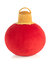 Merry Bauble Medium Pillow, Red - Red