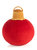 Merry Bauble Medium Pillow, Red