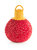 Merry Bauble Sequin Small Pillow, Ruby - Ruby