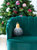 Merry Bauble Sequin Small Pillow, Silver