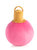 Merry Bauble Small Pillow, Pink - Pink