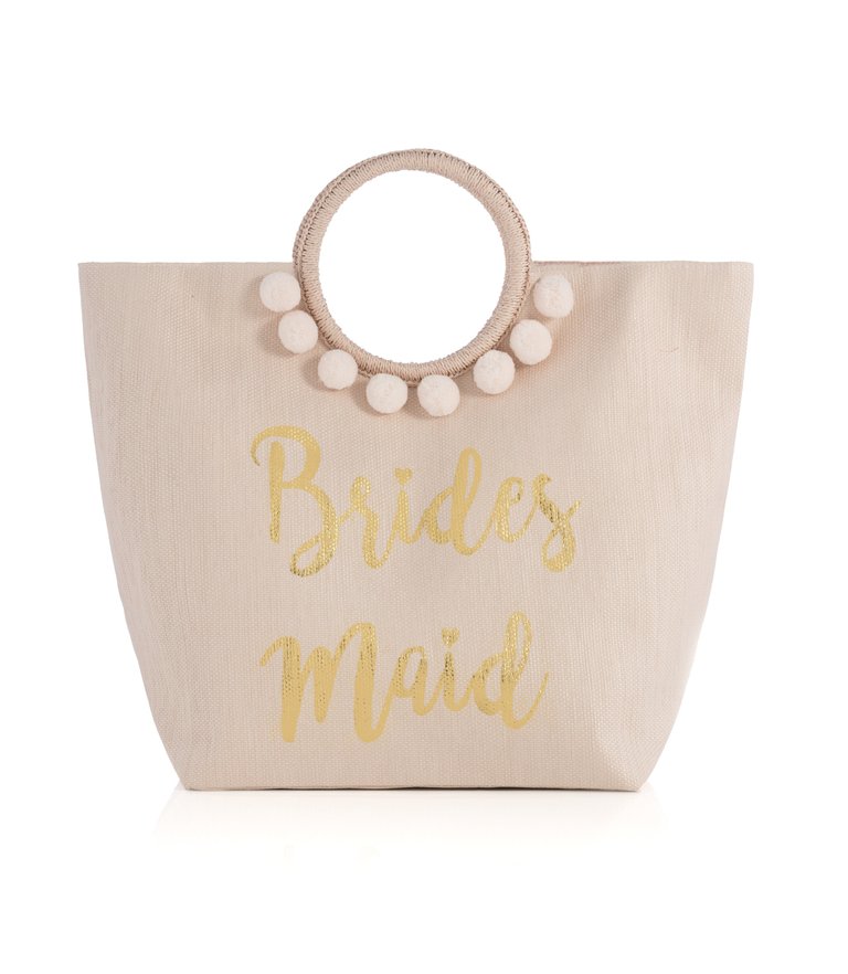 Mia Bridesmaid Tote, Blush - Blush