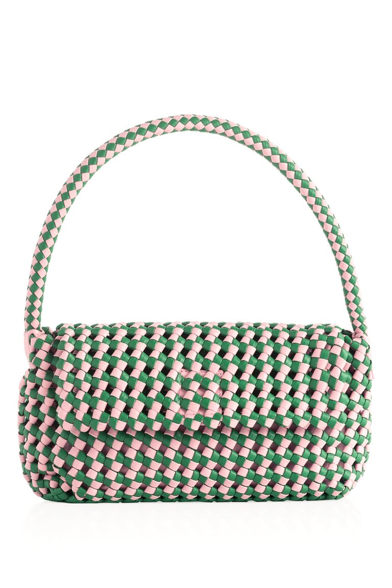 Monroe Shoulder Bag, Green - Green