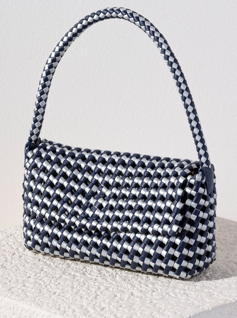 Monroe Shoulder Bag, Navy - Navy