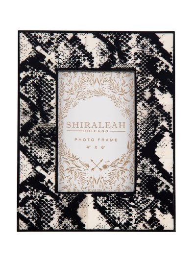 Shiraleah Paris Snake Print 4" X 6" Picture Frame product