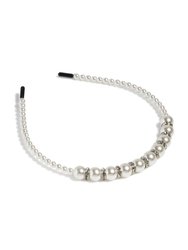 Pearl Embellished Headband - Pearl