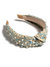 Pearl Embellished Knotted Headband, Turquoise - Turquoise