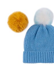 Pick A Pom Hat - Blue