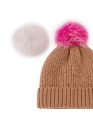 Pick-A-Pom Hat, Camel